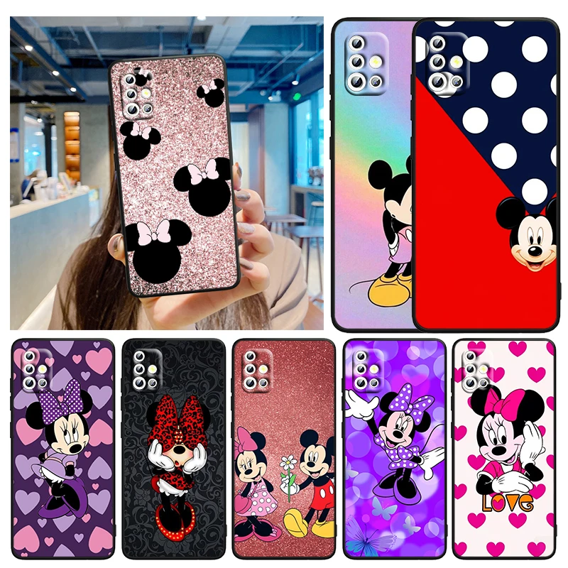 

Милый чехол для телефона с Микки Маусом для Samsung A73 A53 A33 A03S A22 A72 A52 A32 A02 S A12 A42 A51 A91 A81 A71 A41 A32 A21