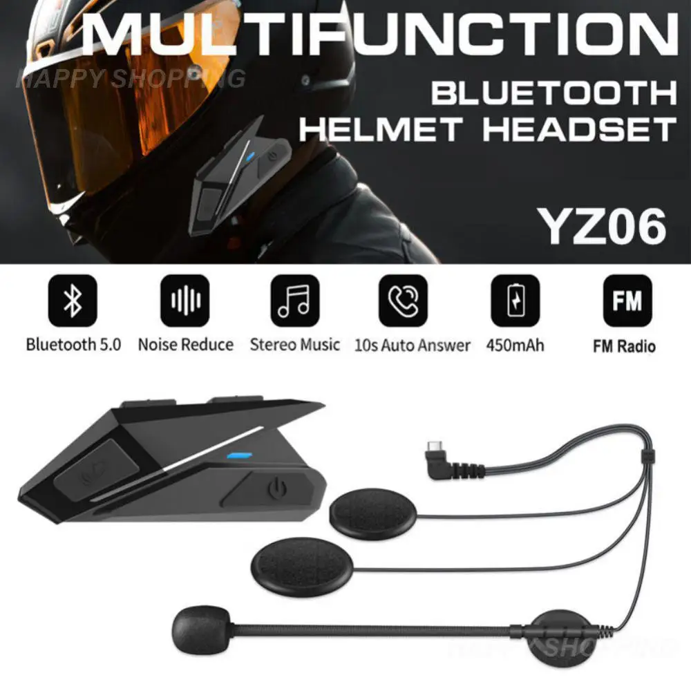 

Yz06 Motorcycle Helmet Motorcycle Intercom Helmet Easy To Operate Headset Video Motorcycle Earphone Motorcycle Helmet