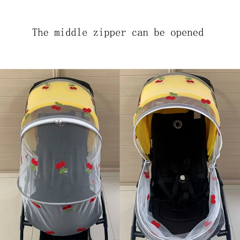 Фото Для Bugaboo bee3 bee5 bee6 аксессуары для детской коляски москитная сетка и солнцезащитный козырек летние аксессуары защита от комаров и насекомых №3