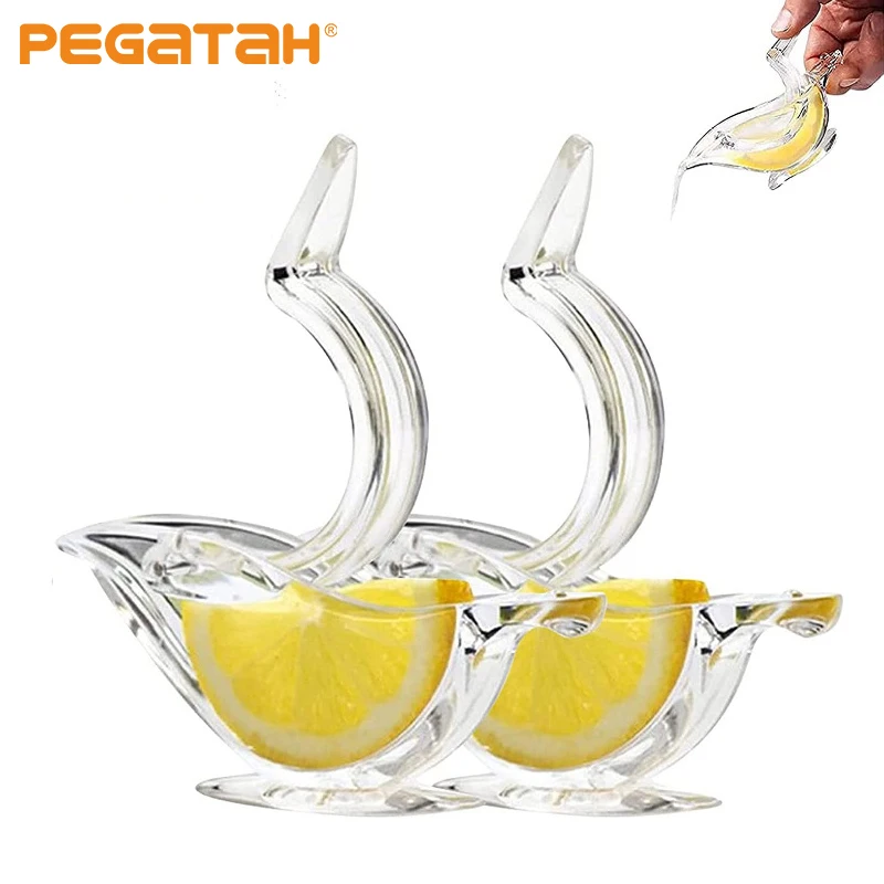 

Lemon Manual Juicer Press Squeeze Fruit Mini Manual Juicer Bird Shape Transparent Portable For Orange Kitchen Home Tool