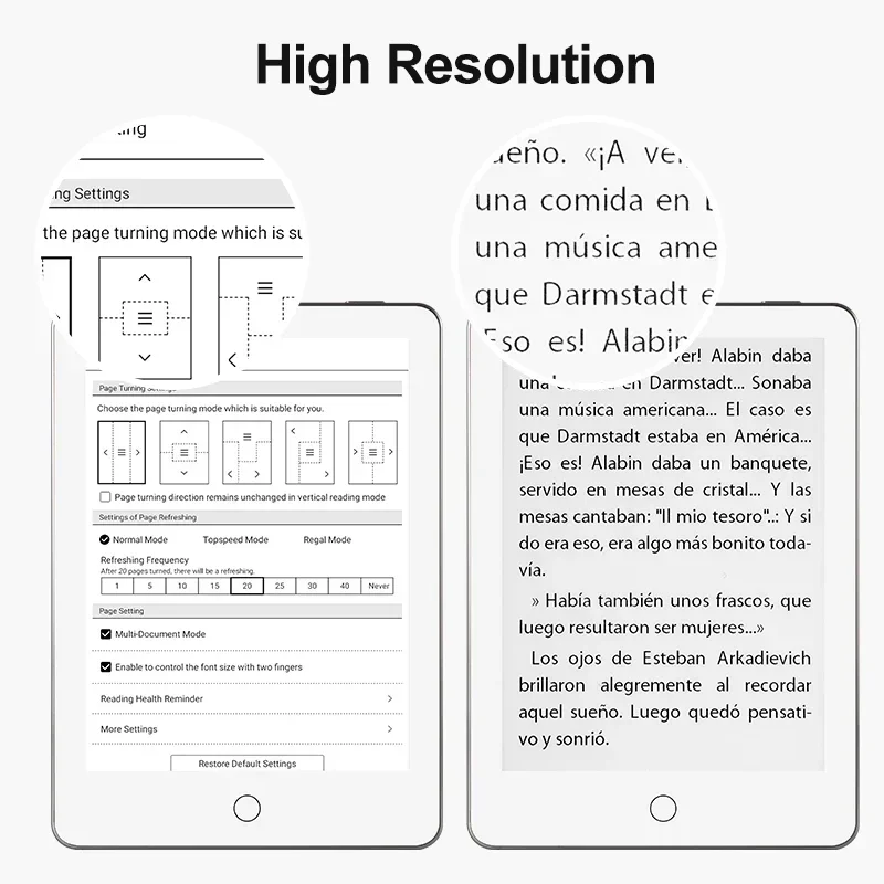 Фото Электронная книга BIGWEI X7Pro с 6-дюймовым E-Ink экраном, электронный блокнот, планшет с E-Ink дисплеем, поддержка приложения Kindle №3