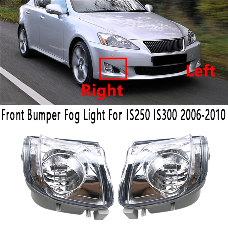 

Right Front Bumper Fog Light LED Fog Lamp Daytime Running Lights for LEXUS IS250 IS300 2006-2010 81211-53280
