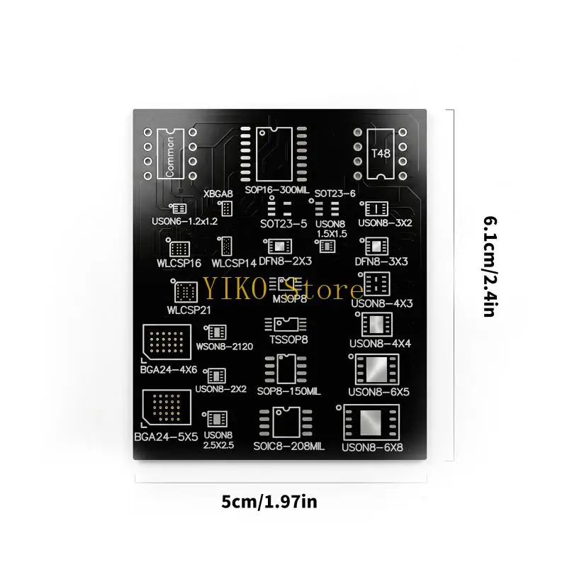 K32C Многофункциональный 25 в 1 для преобразователя DIP8 WLCSP2X2 Тестовый держатель 4X5WSON для чтения и записи чипов BIOS (art.: 3920dcc2d2269) - 3920dcc2d2269