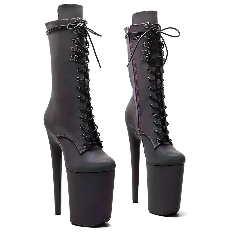 Auman Ale/Новинка 23 см/9 дюймов пикантные экзотические женские ботинки из