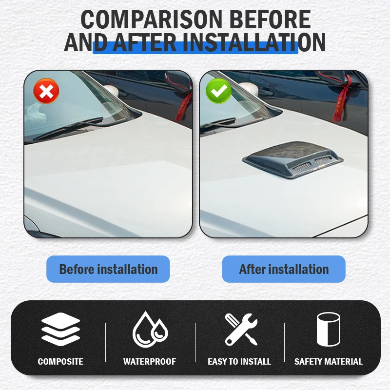 Универсальная декоративная крышка автомобильного впускного клапана для