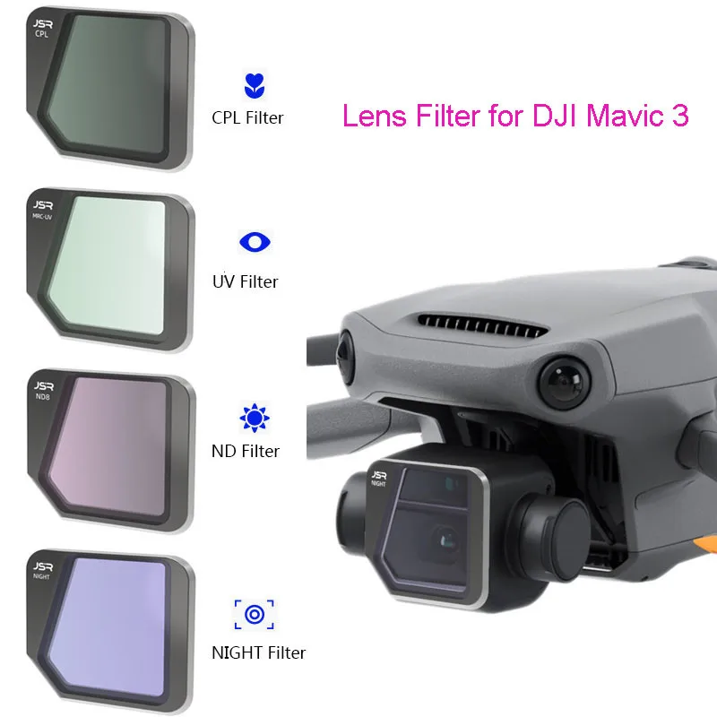 

Фильтр для объектива камеры DJI Mavic 3 CPL/UV/VND NDPL 8 16 32 64 ND Star
