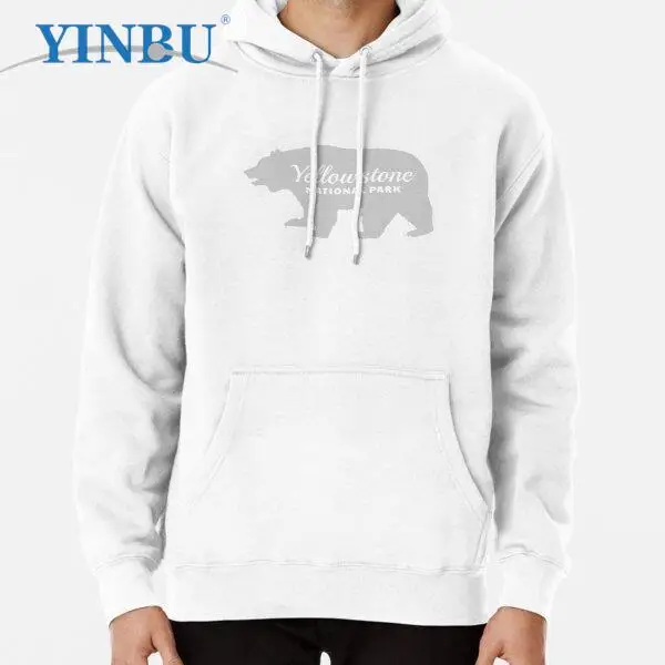 

Yellowstone National Park Bear Sticker Pullover Hoodie new in Sweatshirts fashion Clothes