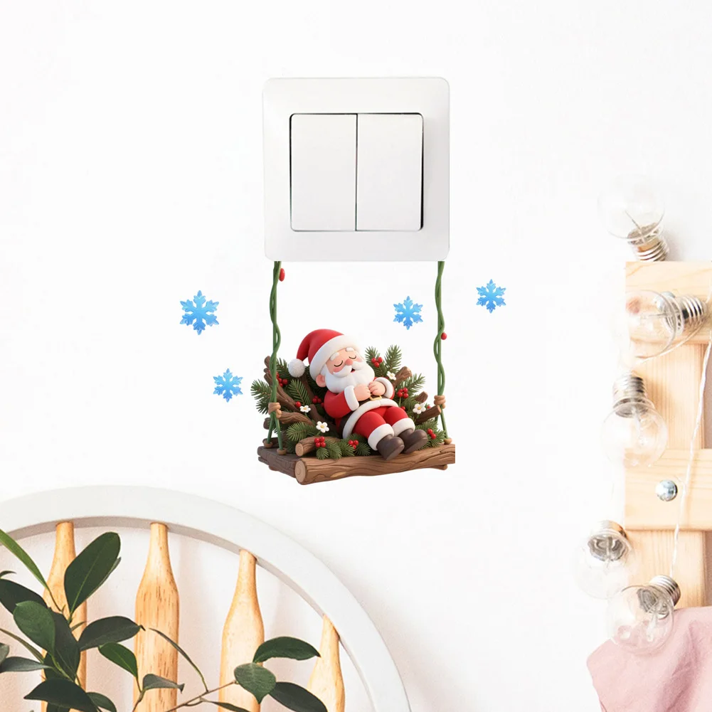 Наклейка на стену HonC Санта-Клаус