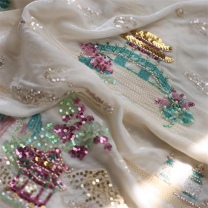 Десять живописных пятен Западного озера шелковый бархат тяжелая промышленность