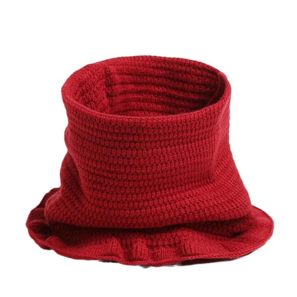 Новые утолщенные теплые шарфы плюшевые однотонные гетры маска на шею осень-зима