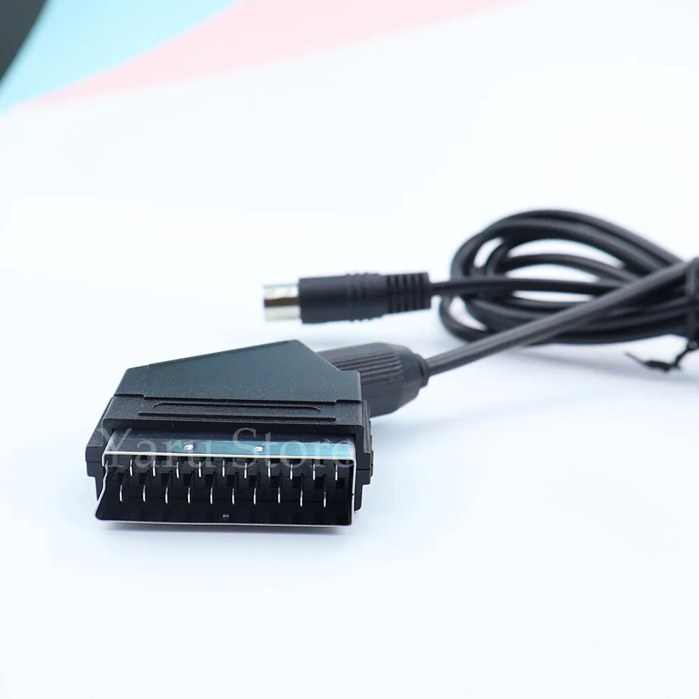 Фото Кабель RGB Scart длиной 1,8 м для Sega-Mega Drive 2-Genesis 2 Megadrive 2 MD2 RGB AV Scart кабель №2