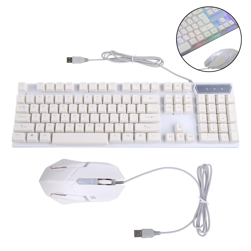 

Игровая механическая клавиатура и мышь Tf200 Q1JF