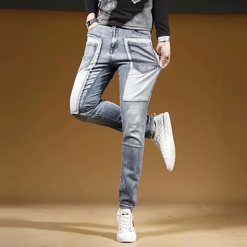 Рисунок 2 - Джинсы мужские в стиле пэчворк