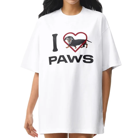 Хлопковая футболка I LOVE DOG