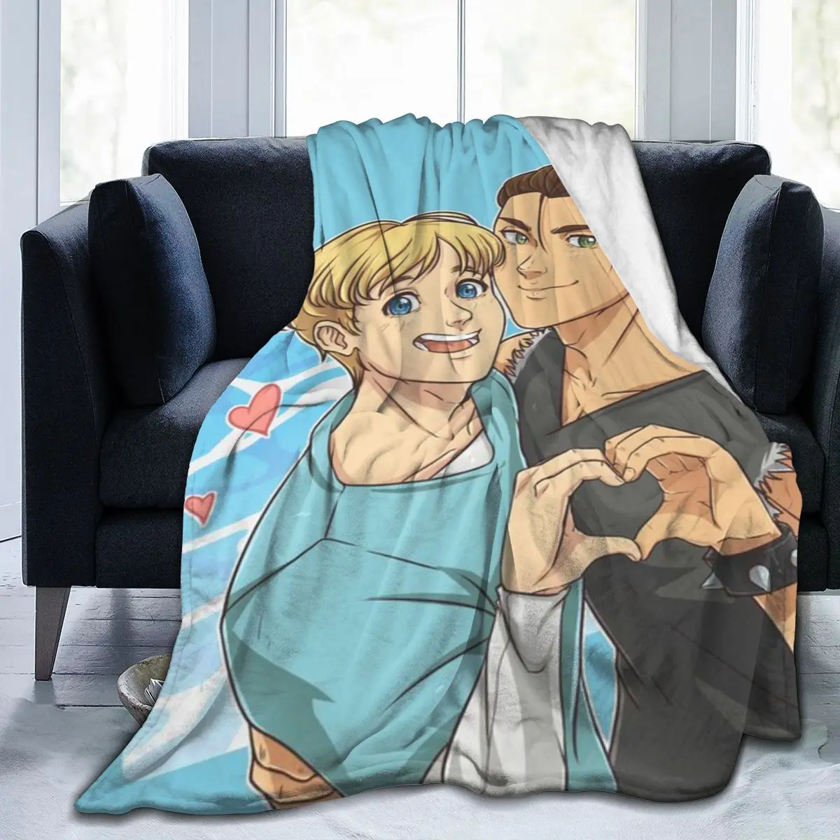 Eremin Do Love Not War Ультра-мягкое флисовое одеяло