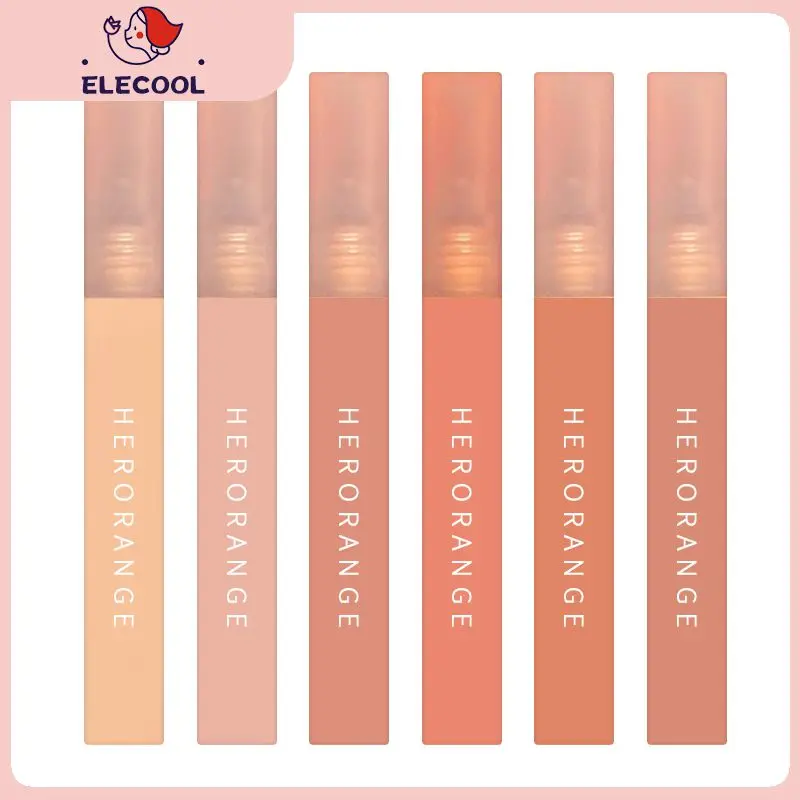 

HERORANGE Matte Velvet Lipstick Fruit Lip Clay Lip Gloss Long Lasting Nonstick Cup Sexy Red Lipgloss Lips Makeup Maquillaje