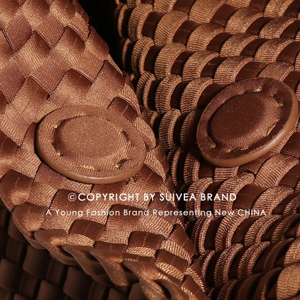 FIWIUU Womens Handbag Composite Bag Bucket Woven Shoulder Bag Waterproof Beach Bag Hobo Tote Bag