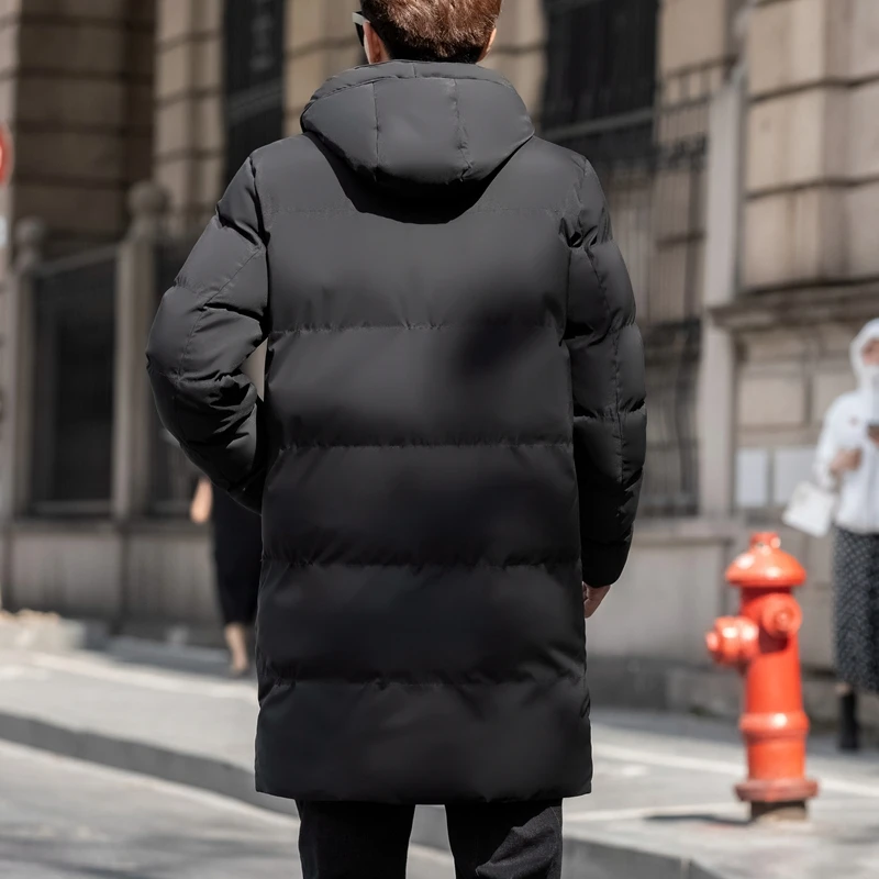 Men's Jacket 2023 New Winter Thick Cotton Jacket Men's Long Casual Jacket Parka Coat Plus Size M-8XL Warm Cotton Jacket for Men
