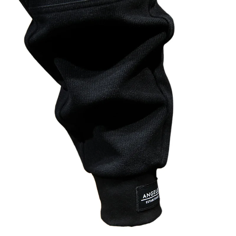 Мужские черные спортивные брюки Strech