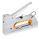 Строительный пистолет 3 в 1, сверхмощный строительный пистолет с степлером и гвоздями, Ручной Строительный пистолет для обивки, фиксация мебели Dropshi