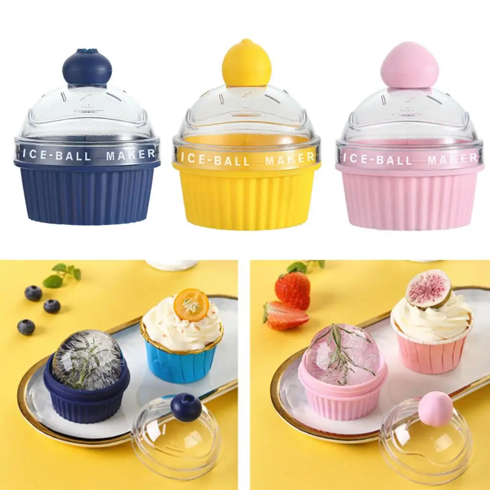 

Food Grade Silicone Ice Cube Tray DIY Round Ice Cube Mold Colorful Ice Ball Maker Mold Whiskey Sphere Large Ice Ball Mold