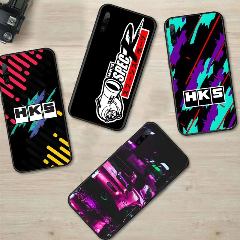 Спортивный автомобиль HKS JDM аксессуары чехол для телефона Huawei P50 P40 P30 Pro Lite P Smart 2021