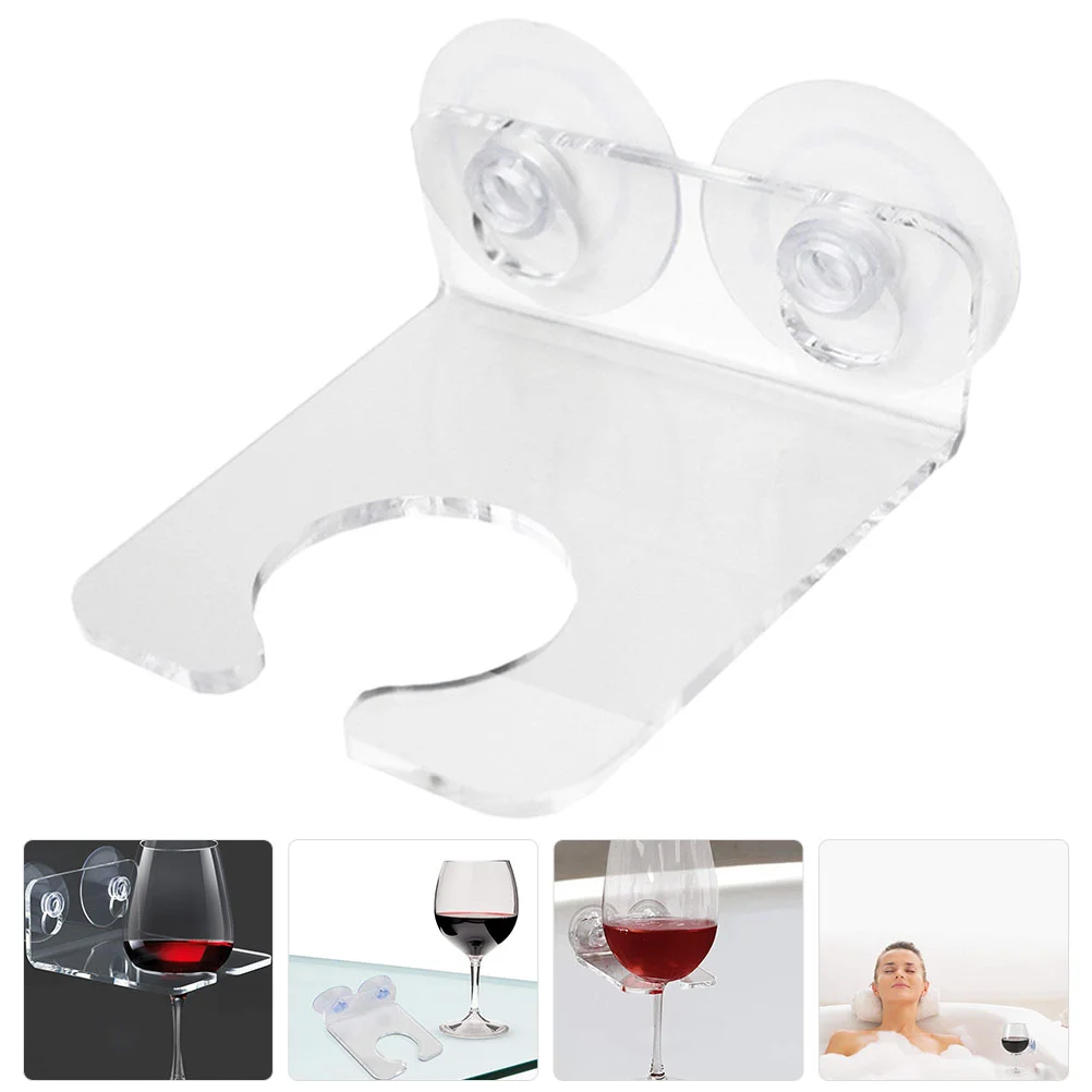 

Holder Shower Cupdrink Beer Bathtubglass Rack Suction Bottle Wall Red Tray Bathroom Can Cupholdercoffee Bath Shelf Relaxation