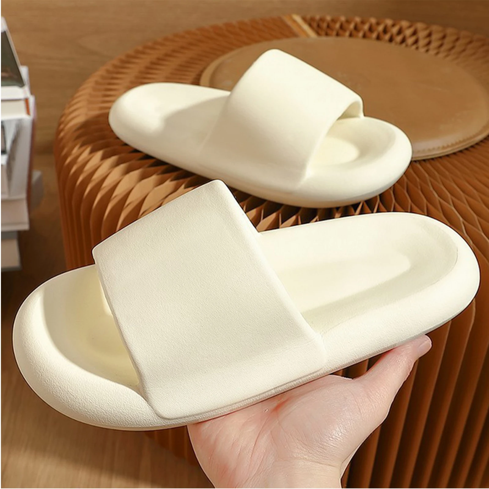 Cute Cloud Home Pillow Slides Summer Men EVA Soft House Slippers Beach Women Shower Shoes Indoor Flip Flops Colorful Sandals