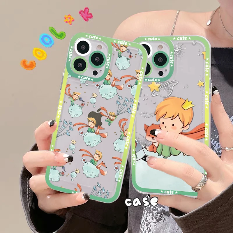 

The Little Prince Starry Sky Phone Case for iPhone 11 12 13 Mini Pro Max 14 Pro Max Case shell