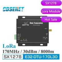 lora sx1278 170mhz rs485 rs232 wireless converter original cdsenet e32 dtu 170l30 vhf module dtu server 170m rf transmitter