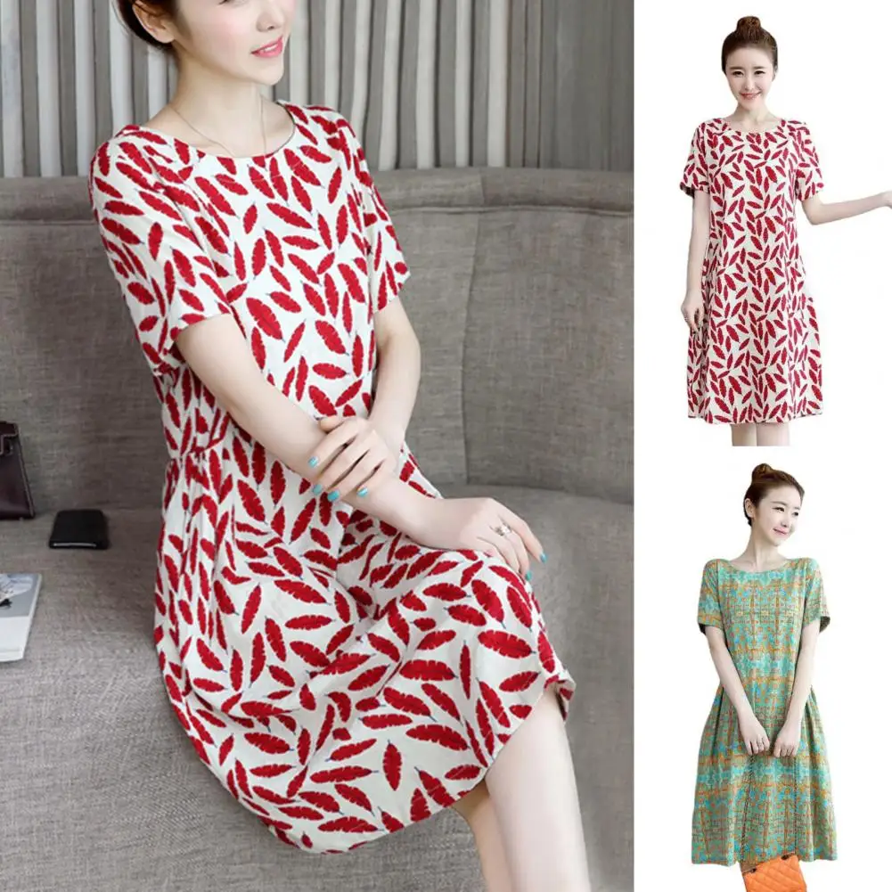 

Женское летнее платье свободного покроя, ТРАПЕЦИЕВИДНОЕ ПЛАТЬЕ С широким подолом и коротким рукавом, женская одежда с круглым вырезом, мягкая одежда Traf Y2k