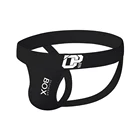 Мужские трусы стринги из сетчатой ткани, черные хлопковые трусы слипы, сексуальное нижнее белье для мужчин, гей-трусы