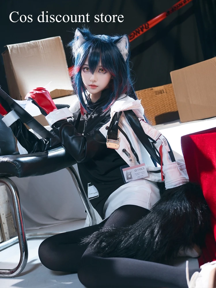 Техасский косплей Arknights игровой костюм аниме женская мода повседневный наряд