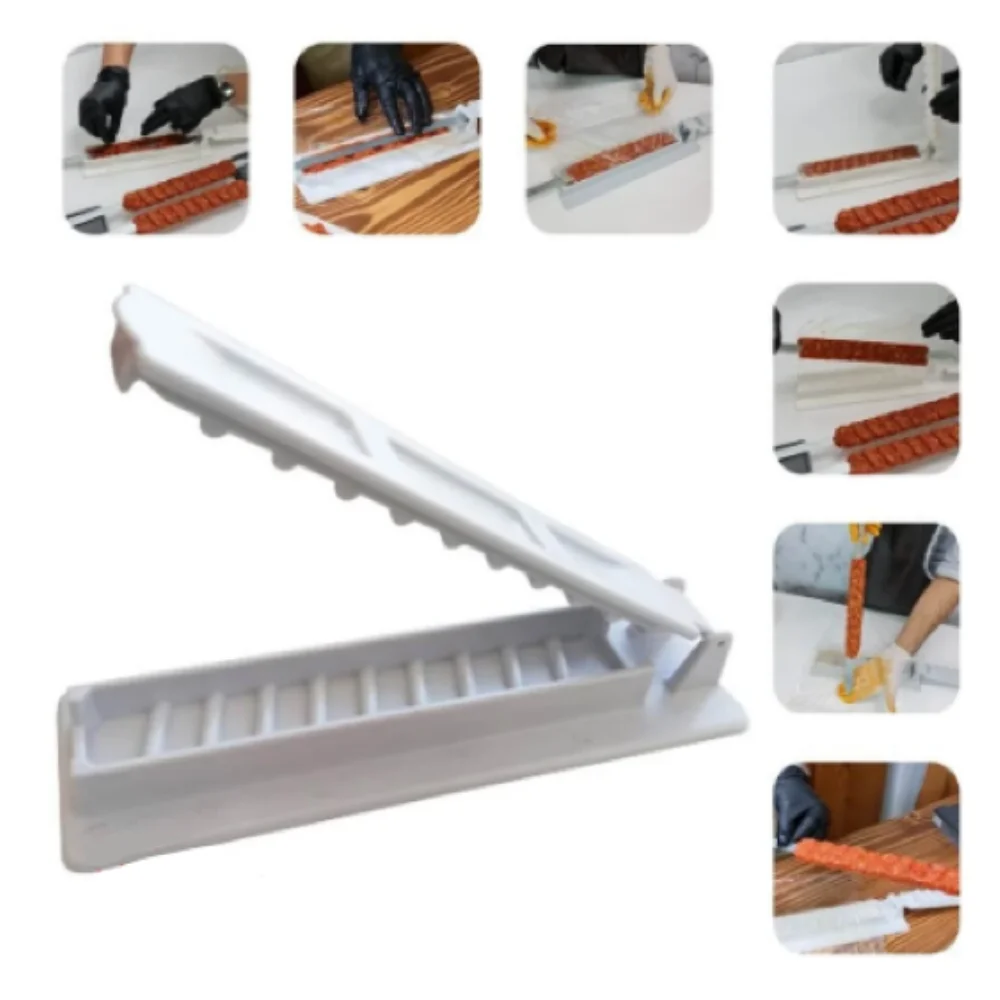 

Skewers Kebab Maker Barbecue Stringer Box Machine Beef Meat Vegetables Grill Outdoor BBQ Gadget Useful BBQ Accessories