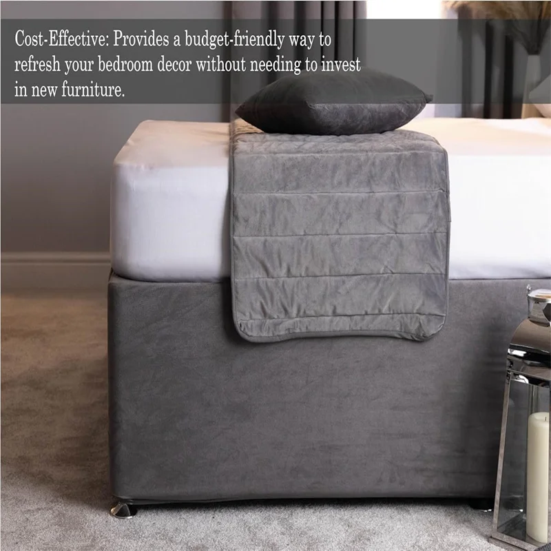 19-дюймовая очень глубокая базовая простыня с тремя боковыми тканью и эластичной