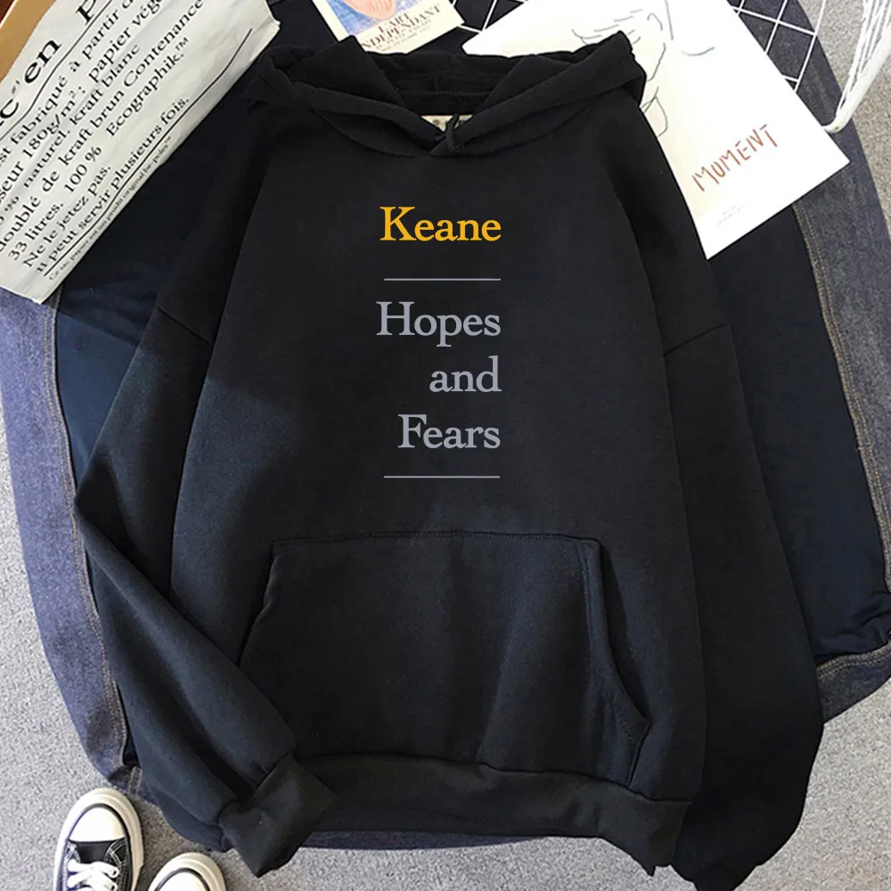 Hopes and Fears Keane Band Hoodies Graphic Clothes Long Sleeve Heavy Mental Unisex Sweatshirts Men Sudaderas Hooded Male Hoodie