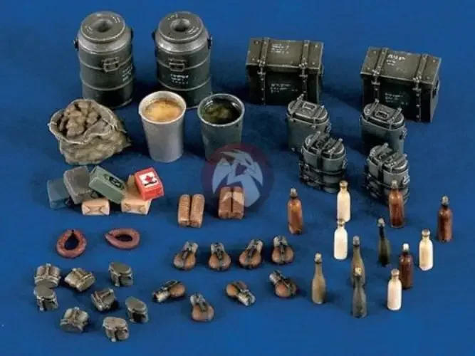 Масштаб 1:35 литая под давлением модель сцены войны из смолы солдатские