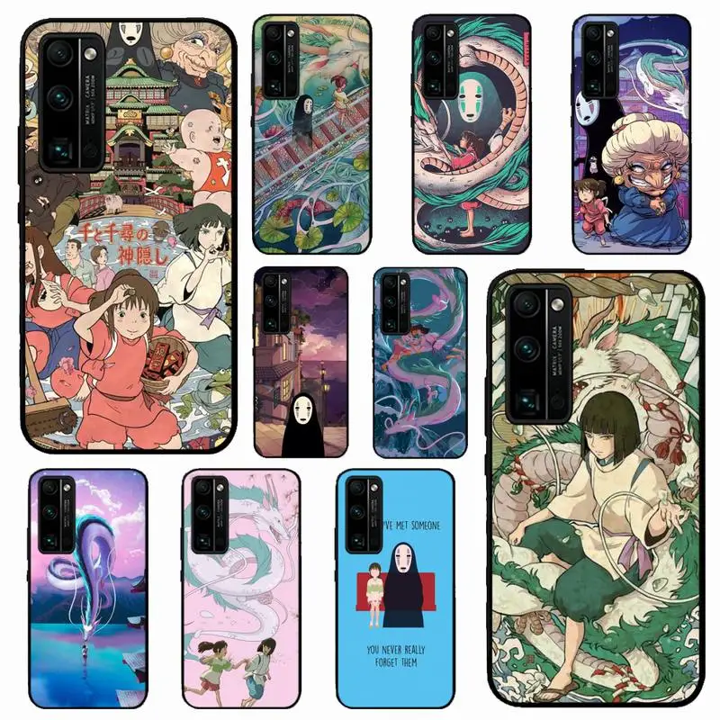 

Cartoon Studio Ghibli Spirited Away Phone Case for Huawei Honor 10 i 8X C 5A 20 9 10 30 lite pro Voew 10 20 V30