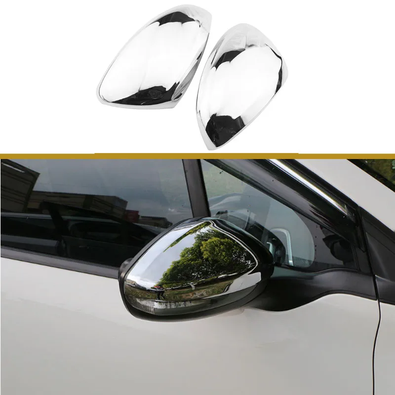 

2PcsSet Exterior Car Chrome Rearview Mirror Protection Cover Trim Fit for Peugeot 208 2008 GTI 2014 - 2018 Accessories