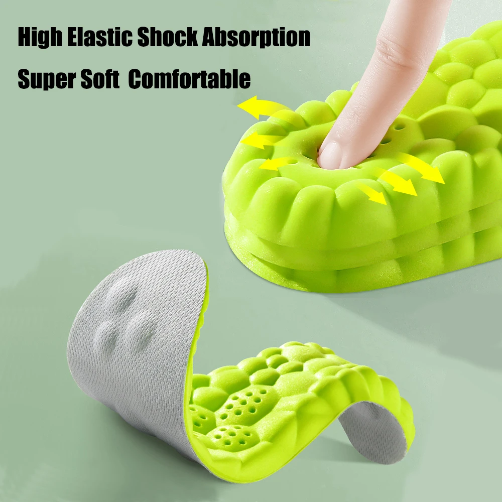 Sport Orthopedic Insoles for Shoes Children Flat Feet Arch Support Running Insoles for Kids High Elastic Shock Absorption Pads