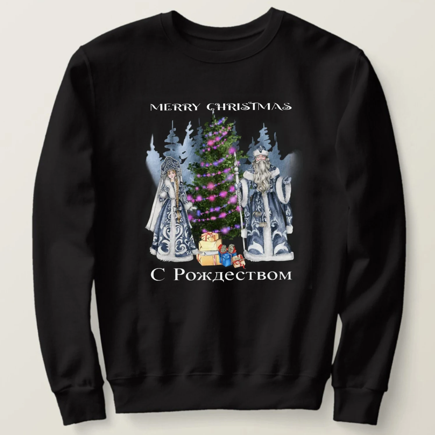 

Толстовка мужская с надписью «Merry Christmas», 100% хлопок