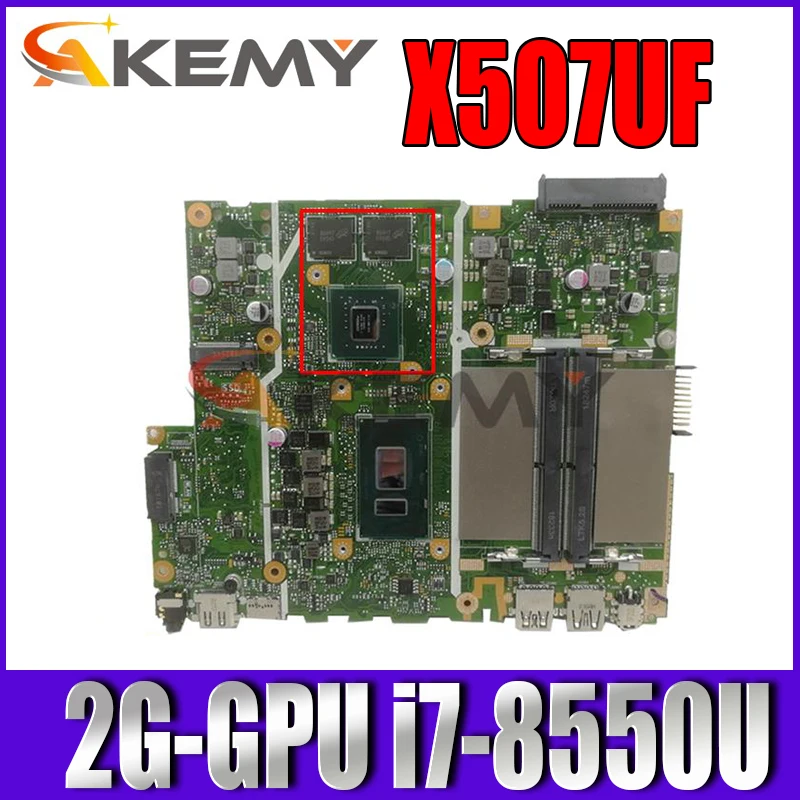 

Материнская плата для ноутбука Asus X507U X507UB X507UBR x507hid Y5000UB X507UF, 100% полностью протестирована с двумя G-графическими стандартами
