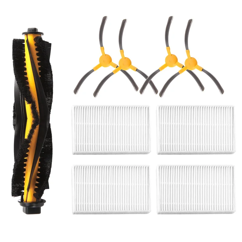 Набор боковых щеток для прокатки подходит Liectroux C30B /Proscenic 800T 820S 820T 830T Запчасти