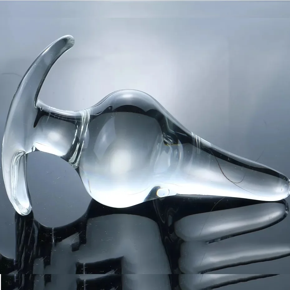 Новинка гладкая стеклянная Анальная пробка искусственный расширитель Анальный