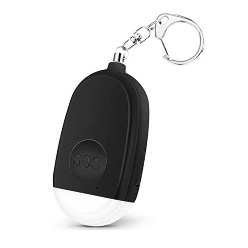 

Personal Alarm 130DB Keychain Alarm Clock With Emergency LED Flashlight-Security Alarm Keychain For Ladies,Girls,Elderly
