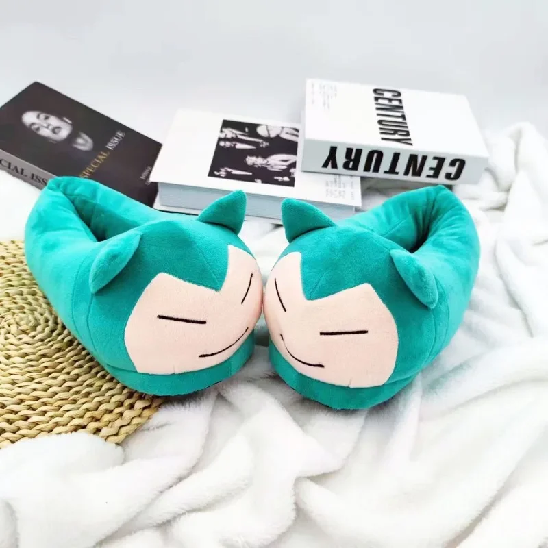 Мужские плюшевые тапочки MINISO Pokemon Snorlax