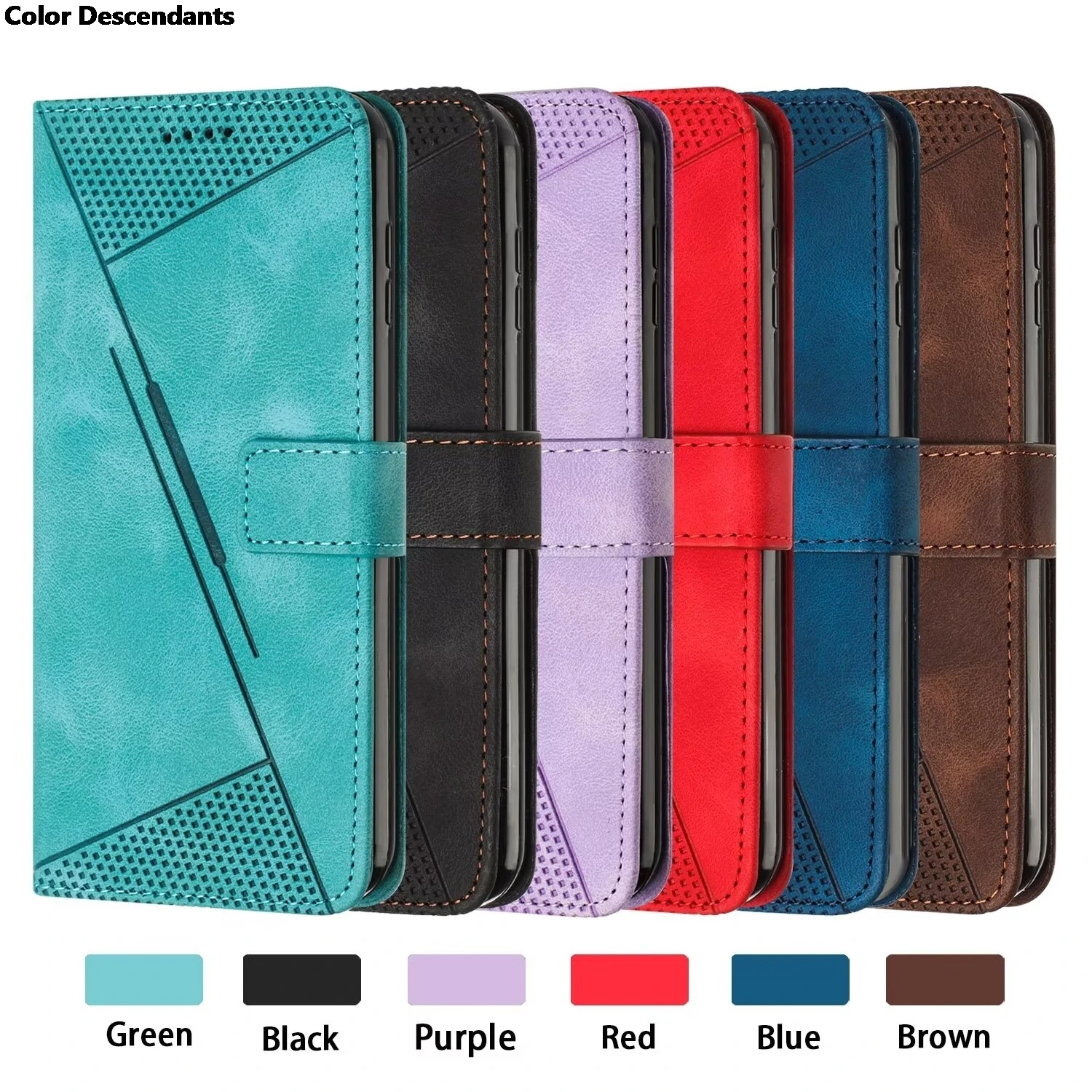 Кожаный чехол-книжка для телефона Samsung Galaxy J4 Plus классический бумажник A7 A8 A6 J1 J6 A3 A5