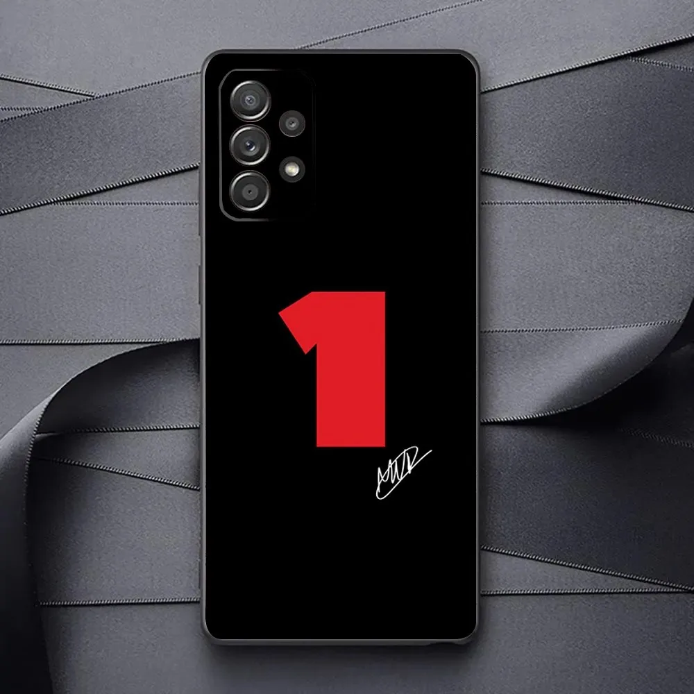Чехол для телефона F1 Formula 1 M-Max V-Verstappen Samsung Galaxy A13 A21s A22 A31 A32 A52 A53 A71 A80 A91 Мягкий черный
