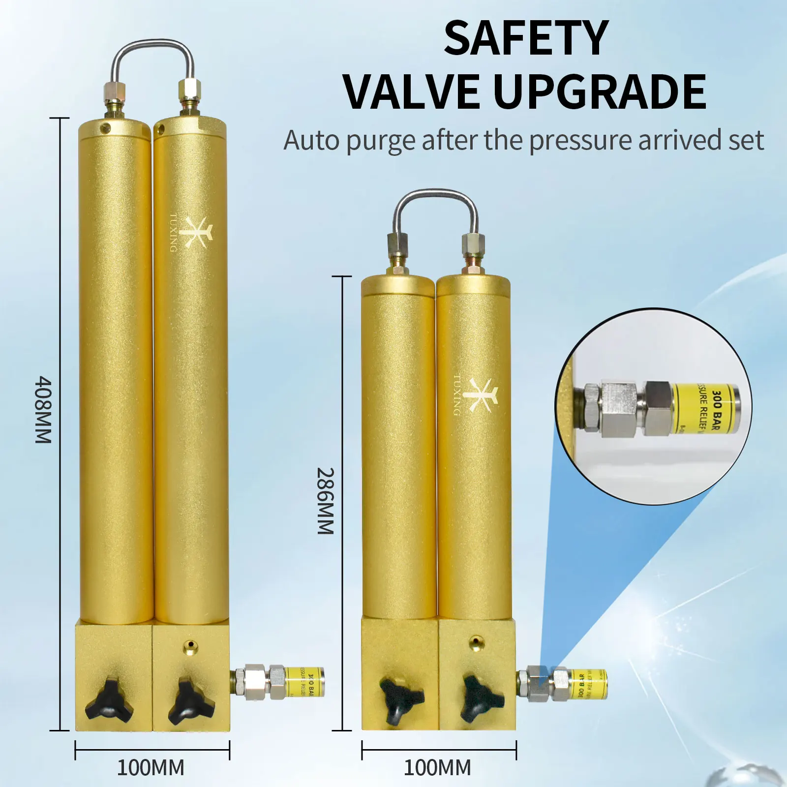 Воздушный фильтр высокого давления TUXING 4500PSI 300Bar 30Mpa Pcp маслоотделитель для насоса
