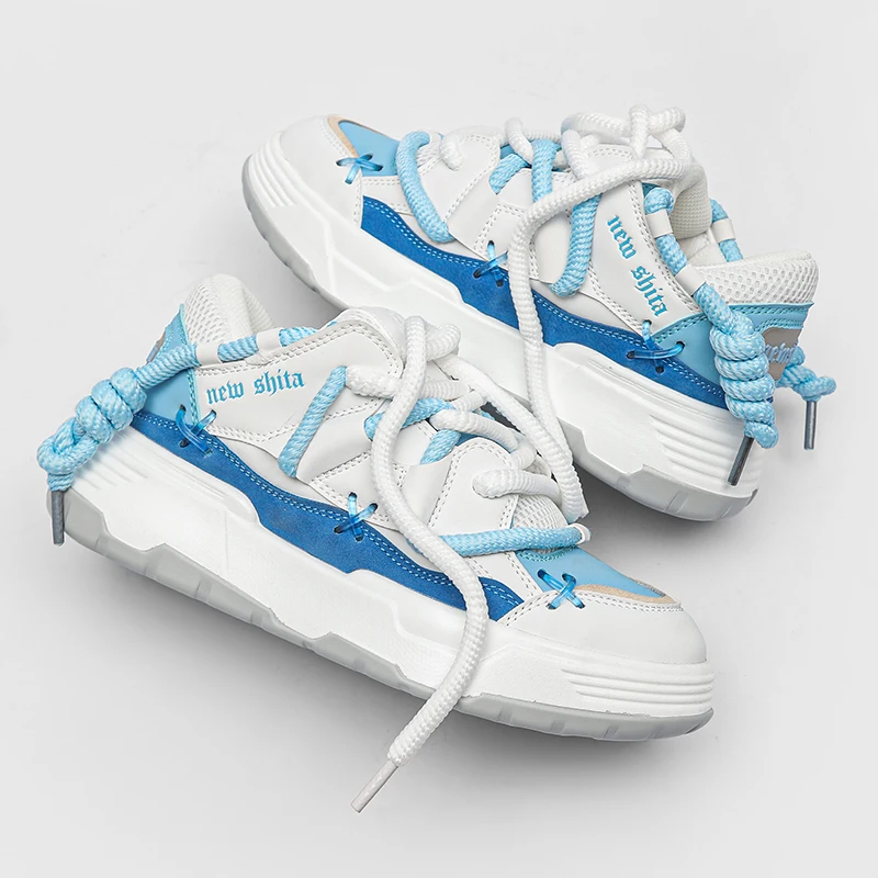 

Мужские туфли с низким верхом, на толстой подошве, на шнуровке